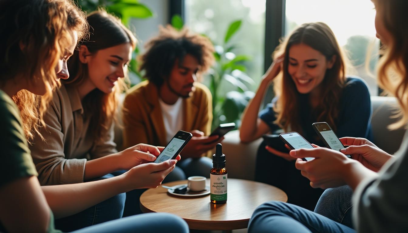 Illustration: Évolution de la perception du CBD grâce aux réseaux sociaux
