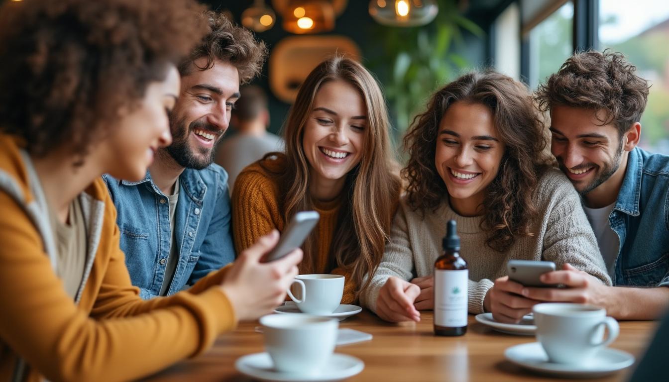 Illustration: Définition du rôle des réseaux dans la popularisation du CBD et évolution sociale