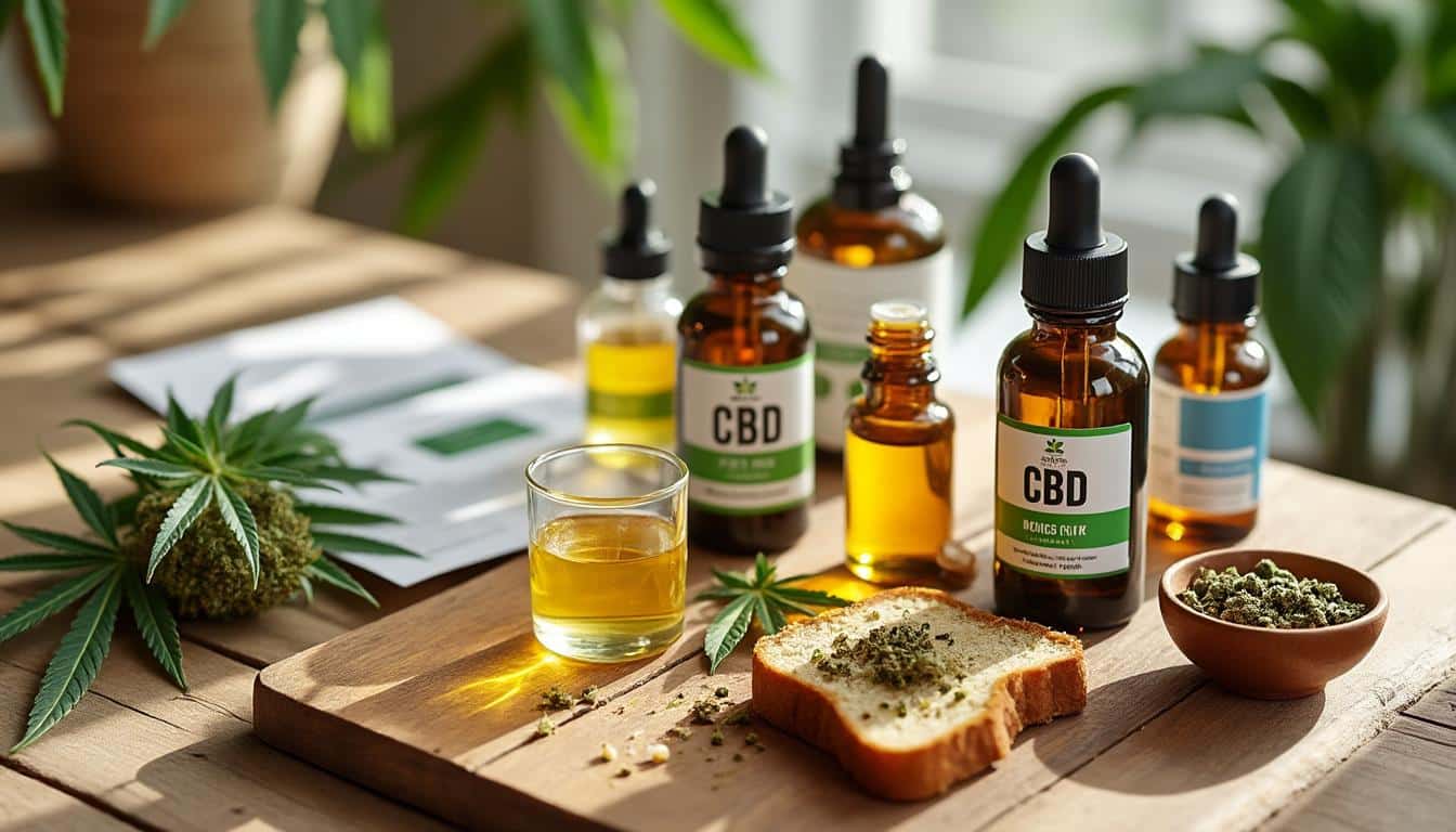 Illustration: Types, composition et critères de choix de l’huile de CBD