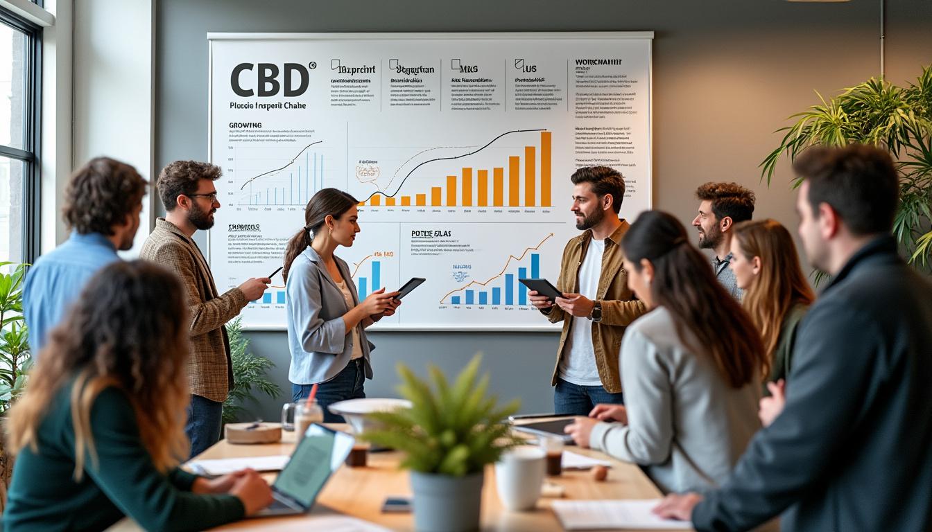 Illustration: Chiffres clés, croissance et tendances du marché du CBD