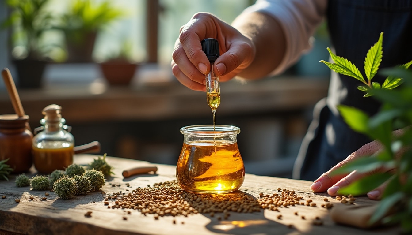 Illustration: Définition et origine de l’huile de CBD pressée à froid