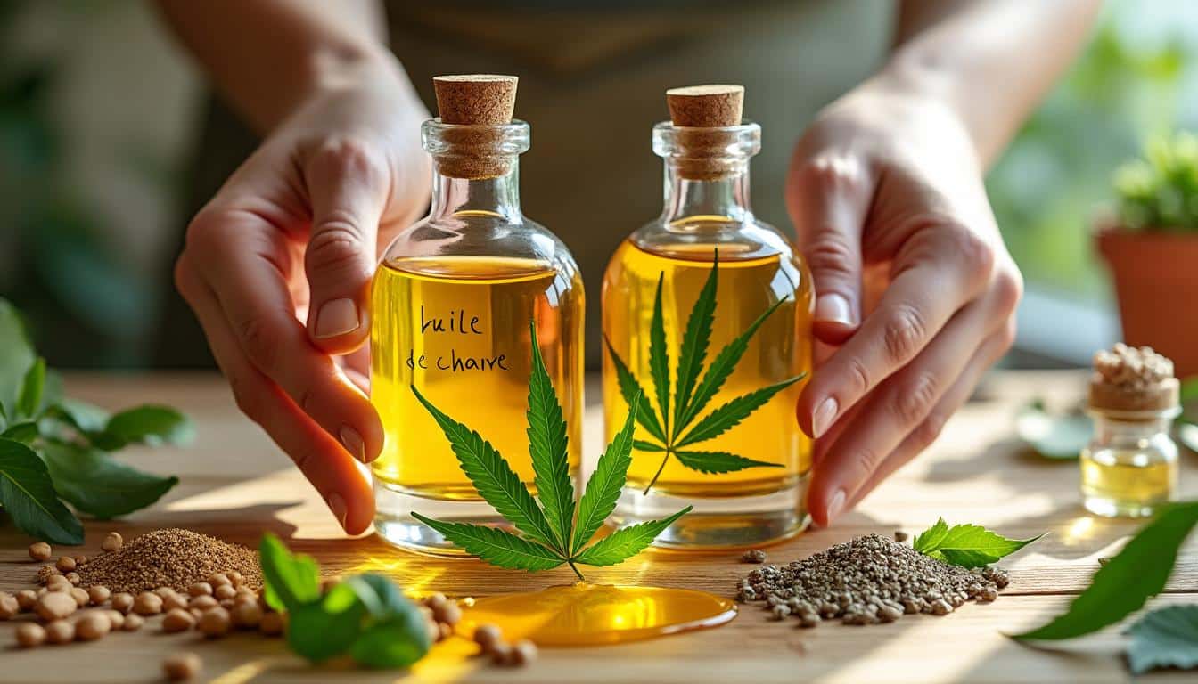 Illustration: Comprendre la différence entre l’huile de chanvre et l’huile de CBD pour mieux profiter des bienfaits