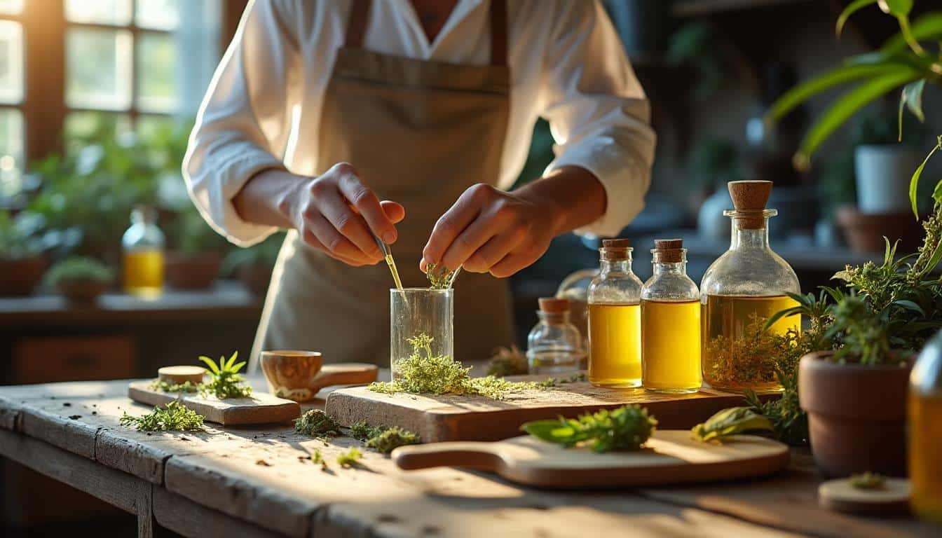 Illustration: Comprendre les bases de l’huile de CBD : origine, composition et extraction