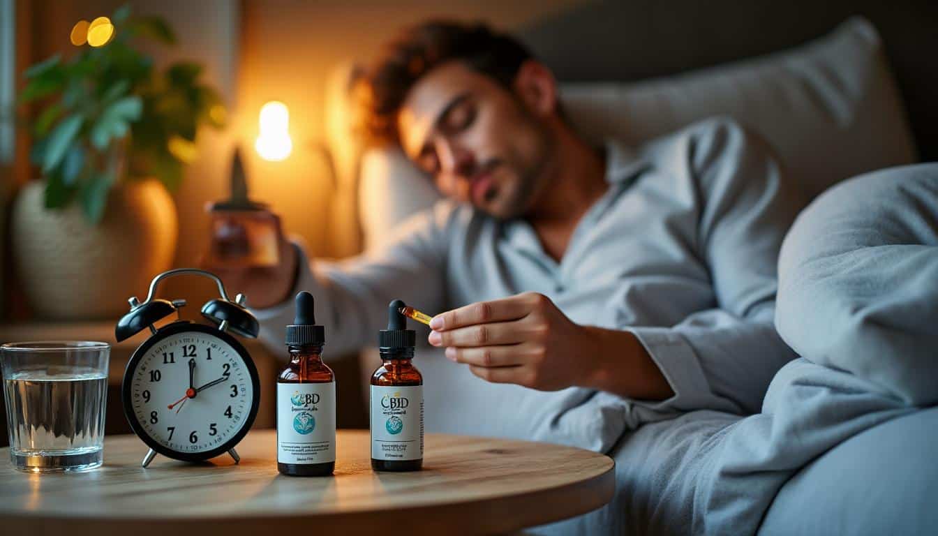 Illustration: Comprendre l’action de l’huile de CBD sur le sommeil et le dosage optimal