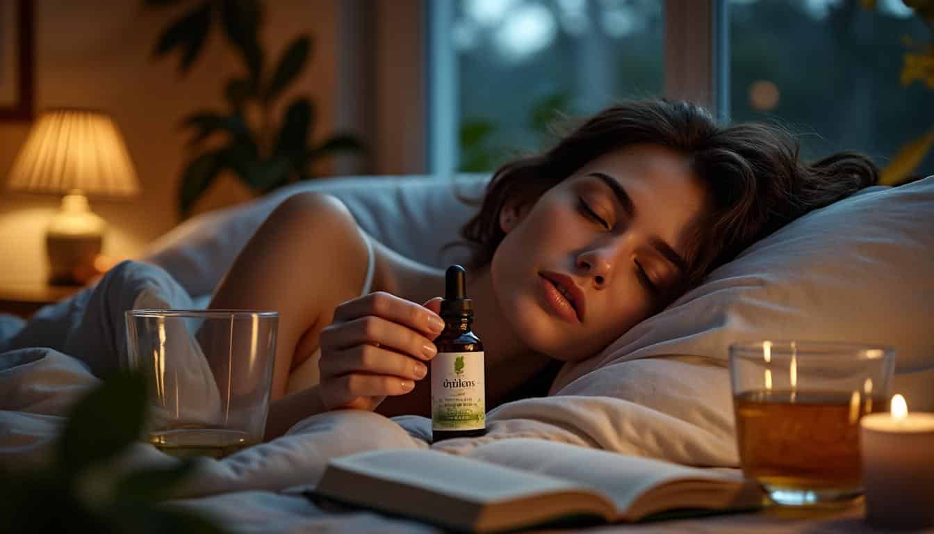 Illustration: Quels sont les bénéfices et limites de l’huile de CBD pour dormir ?