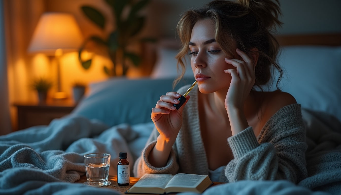 Illustration: Pourquoi utiliser de l’huile de CBD pour améliorer le sommeil ?