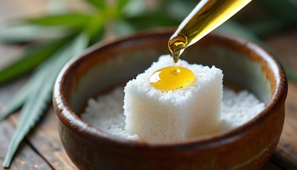 Peut-on prendre de l’huile de CBD sur un sucre ? Avantages et conseils